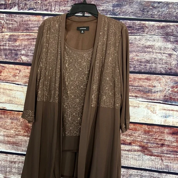 R&M Richards Sparkly outfit pants & top wedding party new year - Picture 2 of 16